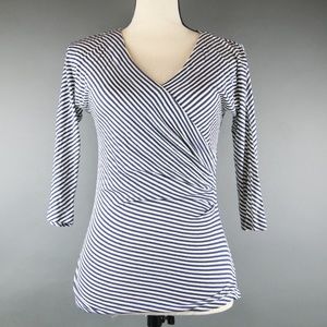 Fantasia Long Sleeve Stripe Top Size 9